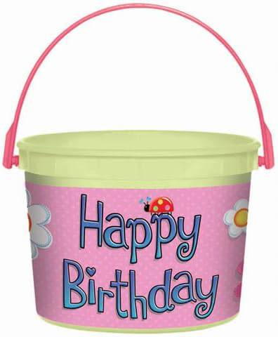 Bucket - Happy Birthday Garden - Premium Party Distribution