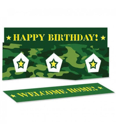 Camo Gear Happy Birthday Centerpiece - Premium Party Distribution