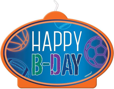Candle - Birthday Baller (1ct) - Premium Party Distribution