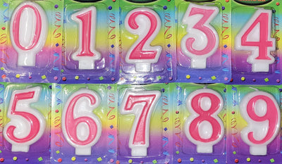 Candle - Pink Number (1ct) - Premium Party Distribution
