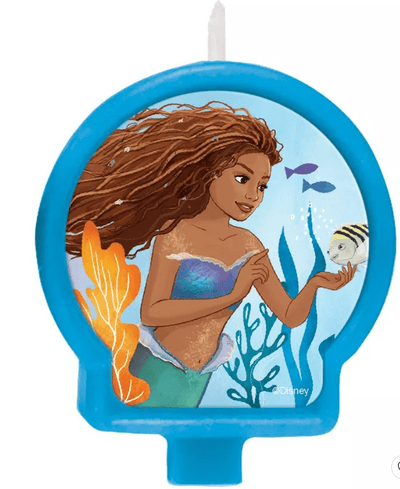 Candle - The Little Mermaid (1ct) - Premium Party Distribution