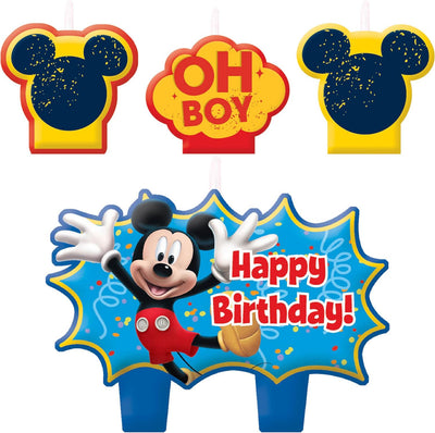 Candles - Disney Mickey Fun and Friends (4ct) - Premium Party Distribution