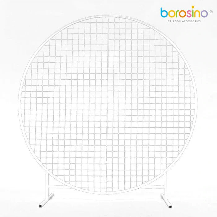 Borosino B458-2M Round Mesh Arch (6.56FT)-White