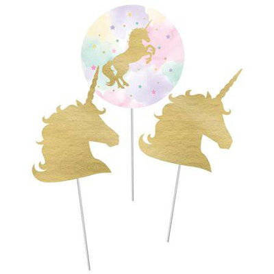 Centerpiece Sticks - Unicorn Sparkle (3ct) - Premium Party Distribution