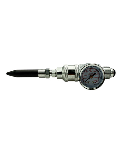 Chrome - Plated Helium Regulator with Rubber Tip & Gauge Economy - Premium Party Distribution