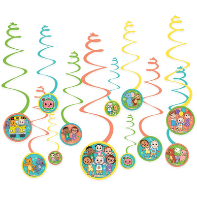 Cocomelon Swirl Decorations - Premium Party Distribution