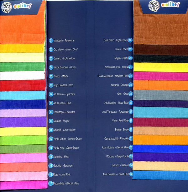 Colibri Papel China/Tissue Paper - Premium Party Distribution