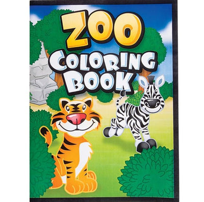 Coloring Book - Zoo Animals - Premium Party Distribution
