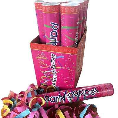 Confetti Popper - Paper (12ct) - Premium Party Distribution