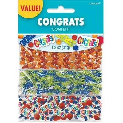 Congrats Confetti Value Pack Multi - Color Polka Dots 1.2oz - Amscan - Premium Party Distribution