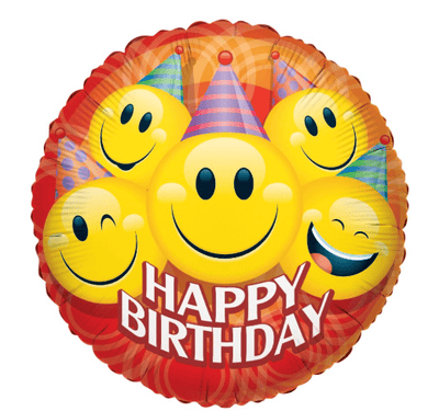 Conver Foil Balloon 36" Happy Birthday 1Ct 17781 - Premium Party Distribution