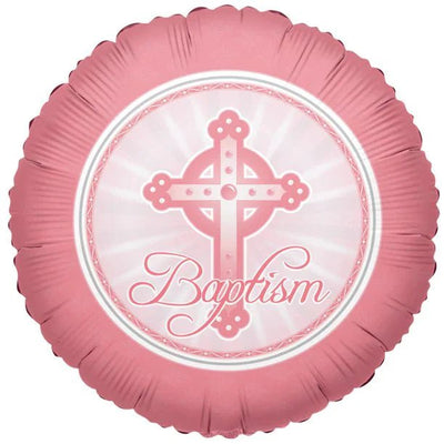 Conver USA 18" Baptism Pink Balloon - Premium Party Distribution
