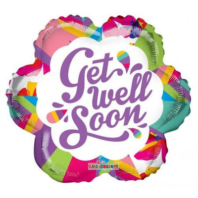 Conver USA 18' Get Well Soon Flowers Balloon - Premium Party Distribution
