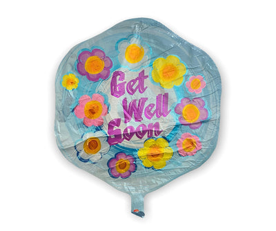 Conver USA 18" Get Well Soon Flowers Balloon - Premium Party Distribution