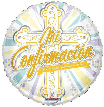 Conver USA 18" Mi Confirmacion Purple and White Balloon - Premium Party Distribution