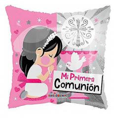 Conver USA 18" Mi Primera Comunion Pink Balloon - Premium Party Distribution