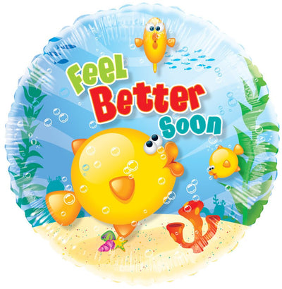 Conver USA 24" Feel Better Soon Clear View Balloon - Premium Party Distribution
