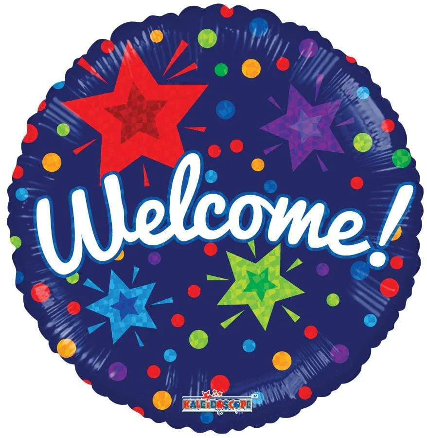 ConverUSA 18" Welcome Prismatic Stars Balloon