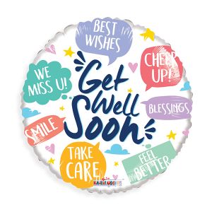 ConverUSA 18" Get Well Soon Balloon - Premium Party Distribution