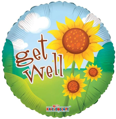 ConverUSA 18" Get Well Sunflower Balloon - Premium Party Distribution