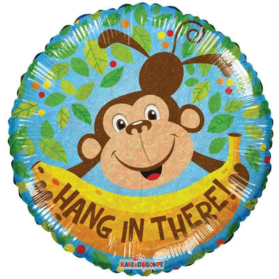 ConverUSA 18" Hang In There! Monkey Balloon - Premium Party Distribution