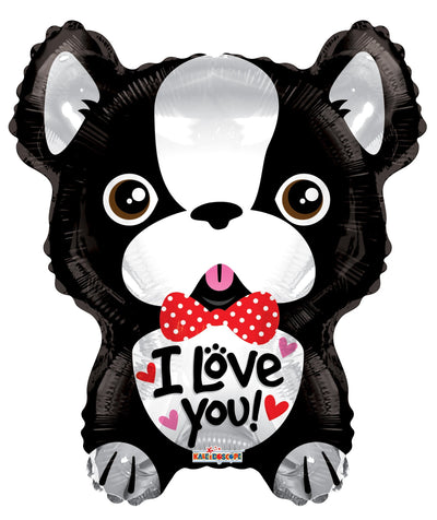 ConverUSA 18" I Love You Doggy Balloon - Premium Party Distribution