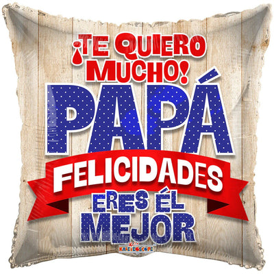 ConverUSA 18" Papa Eres El Mejor Balloon - Flat - Premium Party Distribution