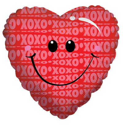 ConverUSA 18" Smiley Heart Balloon - Premium Party Distribution