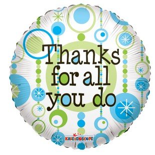 ConverUSA 18" Thanks for All You Do Balloon - Premium Party Distribution