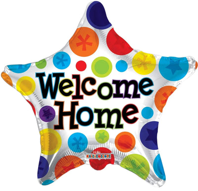 ConverUSA 18" Welcome Home Star Balloon - Premium Party Distribution