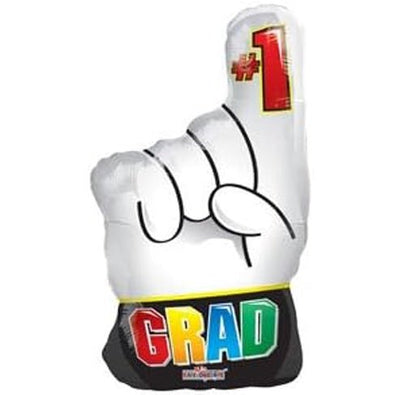 ConverUSA 20" 1 Grad Hand Balloon - Flat - Premium Party Distribution