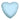 ConverUSA 4" Light Blue Heart 10ct - Premium Party Distribution