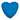 ConverUSA 4" Royal Blue Heart Balloon 10ct - Premium Party Distribution