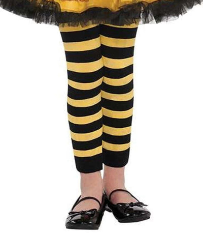 Costume - Bumblebee Footless Tights - Premium Party Distribution