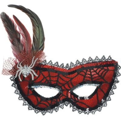 Costume - Spider Web Mask - Amscan - Premium Party Distribution