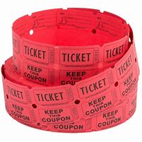 Coupon/Raffle Ticket Roll - Red 2000ct - Premium Party Distribution