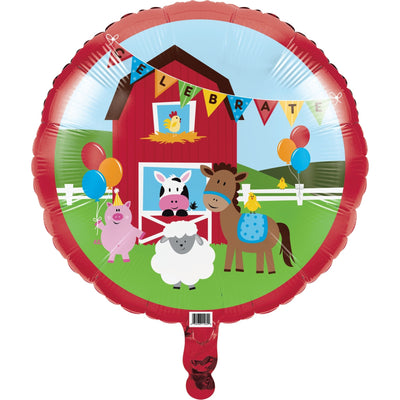 Creative Converting 18" Farm Fun Celebrate Foil Balloon 1ct - Premium Party Distribution