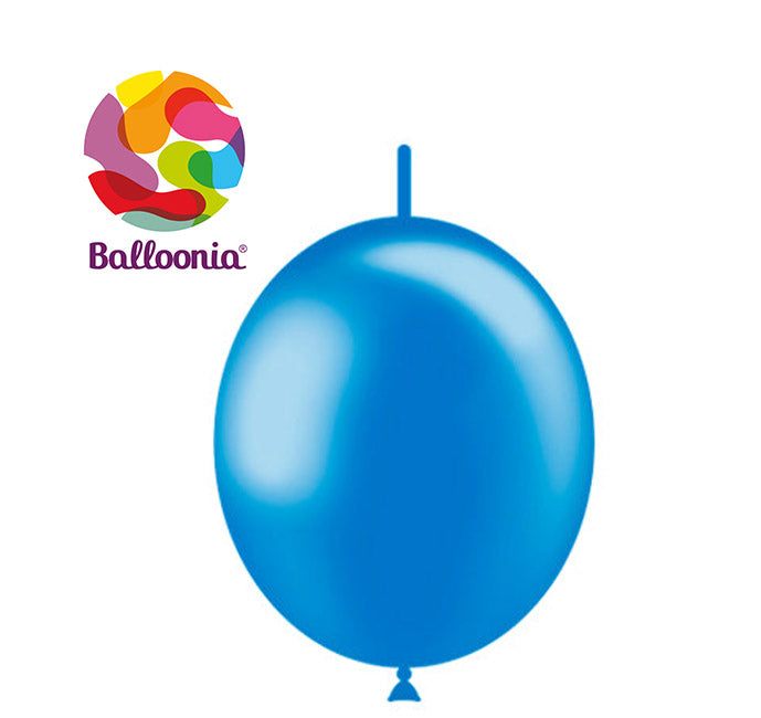 6" Decolink Metallic Blue (100ct) - Balloonia