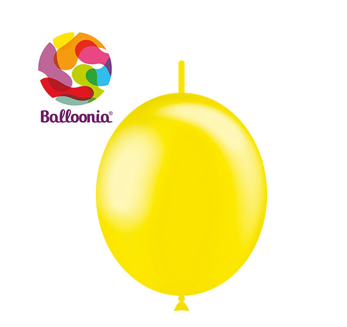 12" Decolink Metallic Lemon (100ct) - Balloonia