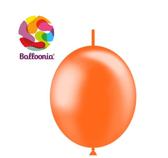 12" Decolink Metallic Orange (100ct) - Balloonia