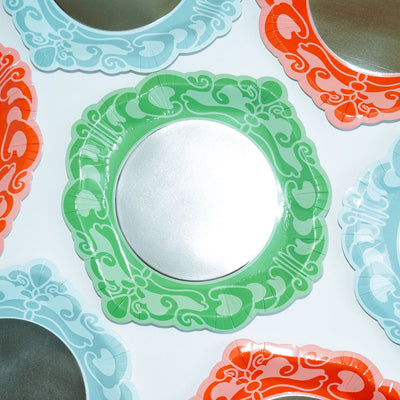 Dessert Plates - Mirror Mirror Princess Party (12ct) - Premium Party Distribution