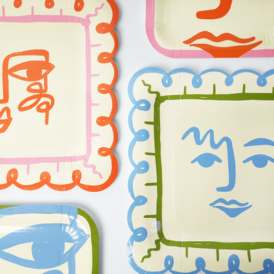 Dinner Plates - Art Party (12ct) - Premium Party Distribution