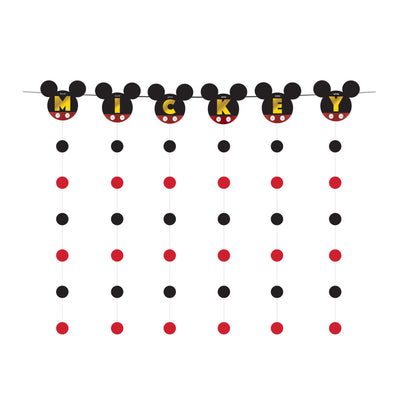Disney Mickey Mouse Forever Banner String Decorating Kit - Amscan - Premium Party Distribution
