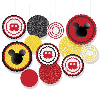 Disney Mickey Mouse Forever Paper Fan Decorating Kit - Amscan - Premium Party Distribution