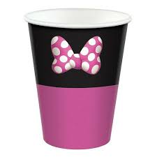 Disney Minnie Mouse 9oz Cups 8ct - Amscan - Premium Party Distribution
