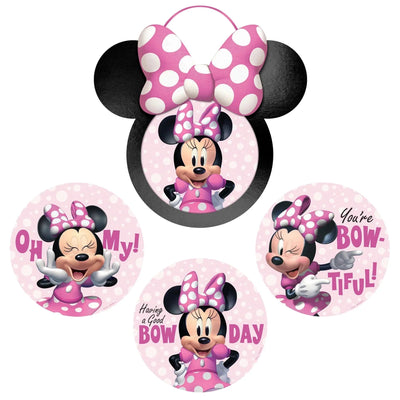 Disney Minnie Mouse Wall Cutout Decoration 6ct - Amscan - Premium Party Distribution