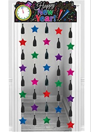 Doorway Curtain - New Year's Eve - Premium Party Distribution