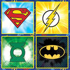 Justice League Beverage Napkins 16ct