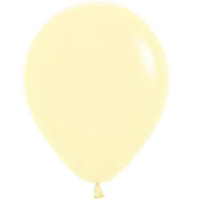 11" Pastel Matte Yellow (100ct) - Sempertex