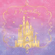 Disney Princess Hot Stamped Large Napkins